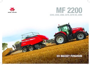 Vierkante-balenpersen Massey Ferguson MF 2250SP