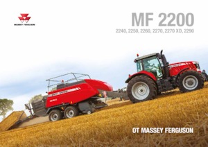 Vierkante-balenpersen Massey Ferguson MF 2290TP