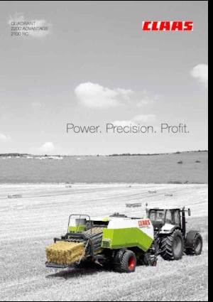 Vierkante-balenpersen Claas Quadrant 2100 RC