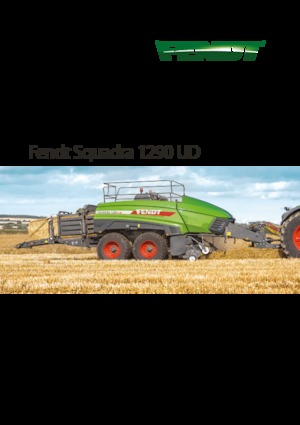 Vierkante-balenpersen Fendt Squadra 1290 DU