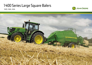 Vierkante-balenpersen John Deere 1434 C