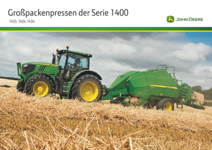 Vierkante-balenpersen John Deere 1434 C