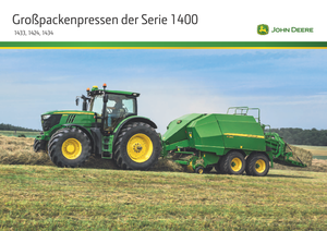 Vierkante-balenpersen John Deere 1424 C