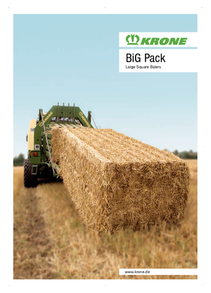Vierkante-balenpersen Krone Big Pack 1270 XC