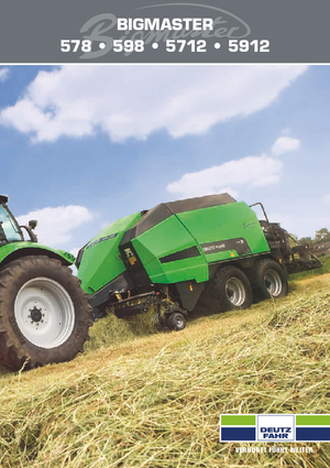 Vierkante-balenpersen DEUTZ-FAHR BigMaster 5912