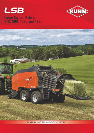 Vierkante-balenpersen Kuhn LSB 1290