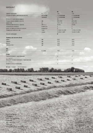 Vierkante-balenpersen Claas Markant 55