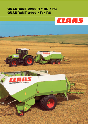 Vierkante-balenpersen Claas Quadrant 2200 FC