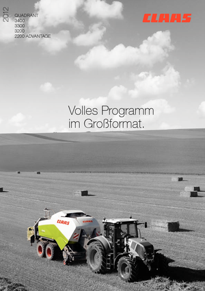 Vierkante-balenpersen Claas Quadrant 3300 RF