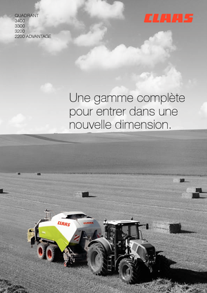 Vierkante-balenpersen Claas Quadrant 3300 RF