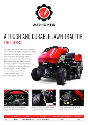 Zitmaaiers en Tuin tractoren Ariens E36