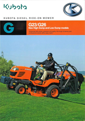 Zitmaaiers en Tuin tractoren Kubota G23 HD 
