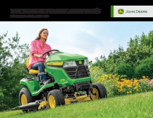 Zitmaaiers en Tuin tractoren John Deere X350