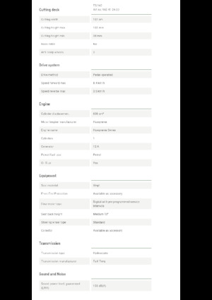 Zitmaaiers en Tuin tractoren Husqvarna TS 142