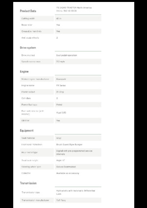 Zitmaaiers en Tuin tractoren Husqvarna TS 242XD