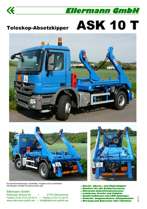 Kiepwagens Ellermann ASK 10 T