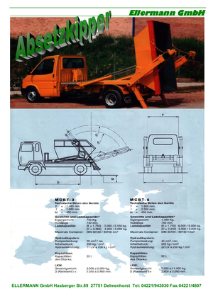 Kiepwagens Ellermann ASK 6 T