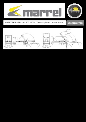 Kiepwagens Marrel Multi 18000 XLT DIN