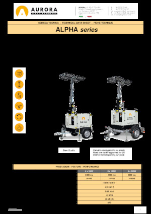 Lichte Torens Aurora Alpha 4x320W