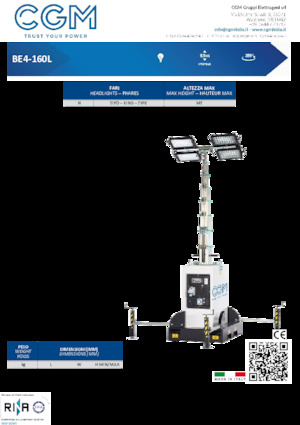 Lichte Torens CGM BE4-160L
