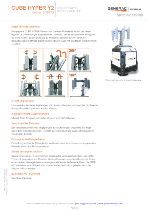 Lichte Torens Generac Mobile Cube Hyper Y2