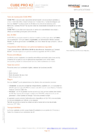 Lichte Torens Generac Mobile Cube Pro