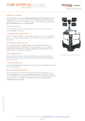 Lichte Torens Generac Mobile Cube Super K2