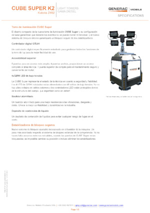 Lichte Torens Generac Mobile Cube Super K2