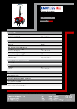 Lichte Torens Endress EFA 630 UFO 400 