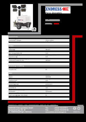Lichte Torens Endress EFA 800 Y2-LED 