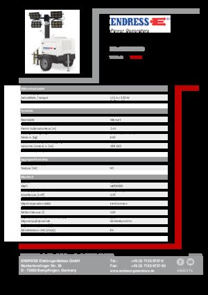 Lichte Torens Endress EFA 800 Y2-LED 