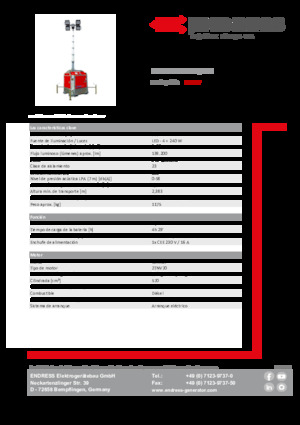 Lichte Torens Endress EFA 810 S4 240 Hybrid