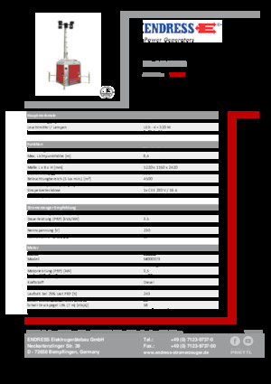 Lichte Torens Endress EFA 840 S4 320