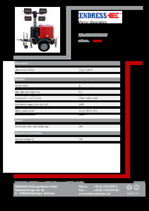 Lichte Torens Endress EFA 850 S4 320 ST 