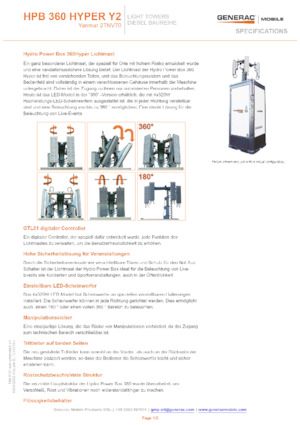 Lichte Torens Generac Mobile HPB 360 Hyper Y2