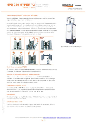 Lichte Torens Generac Mobile HPB 360 Hyper Y2