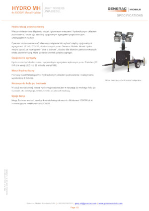 Lichte Torens Generac Mobile Hydro MH