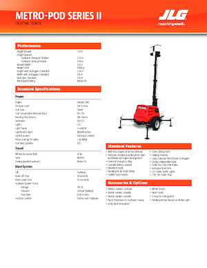 Lichte Torens JLG Metro-POD