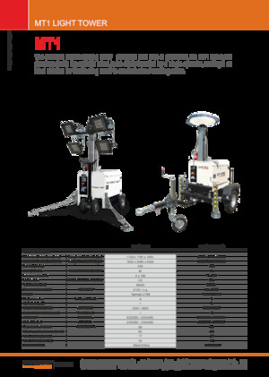 Lichte Torens Generac Mobile MT 1 LED