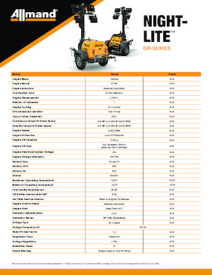 Lichte Torens Allmand Night-Lite Chain GL series