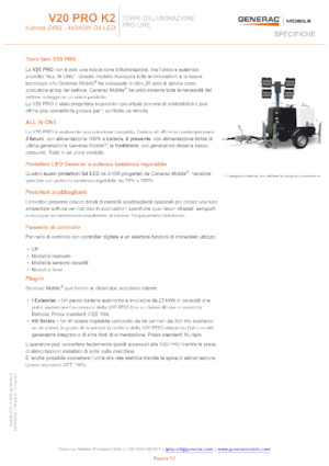 Lichte Torens Generac Mobile V 20 Pro