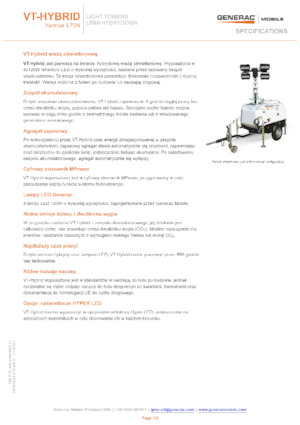 Lichte Torens Generac Mobile VT-Hybrid