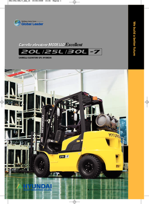 LPG-vorkheftrucks Hyundai 25 L 7