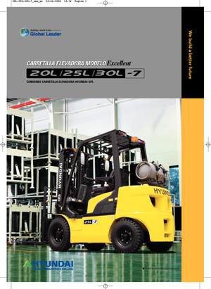 LPG-vorkheftrucks Hyundai 25 L 7