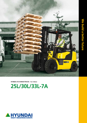 LPG-vorkheftrucks Hyundai 33L-7A