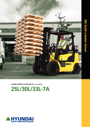 LPG-vorkheftrucks Hyundai 33L-7A