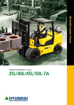 LPG-vorkheftrucks Hyundai 50L-7A