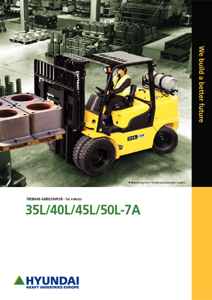LPG-vorkheftrucks Hyundai 50L-7A