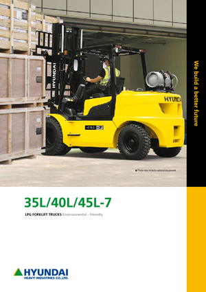 LPG-vorkheftrucks Hyundai 35 L 7