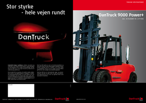 LPG-vorkheftrucks DanTruck 9886 Power +